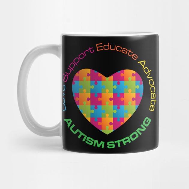 'Autism Awareness' Cool Autism Strong by ourwackyhome